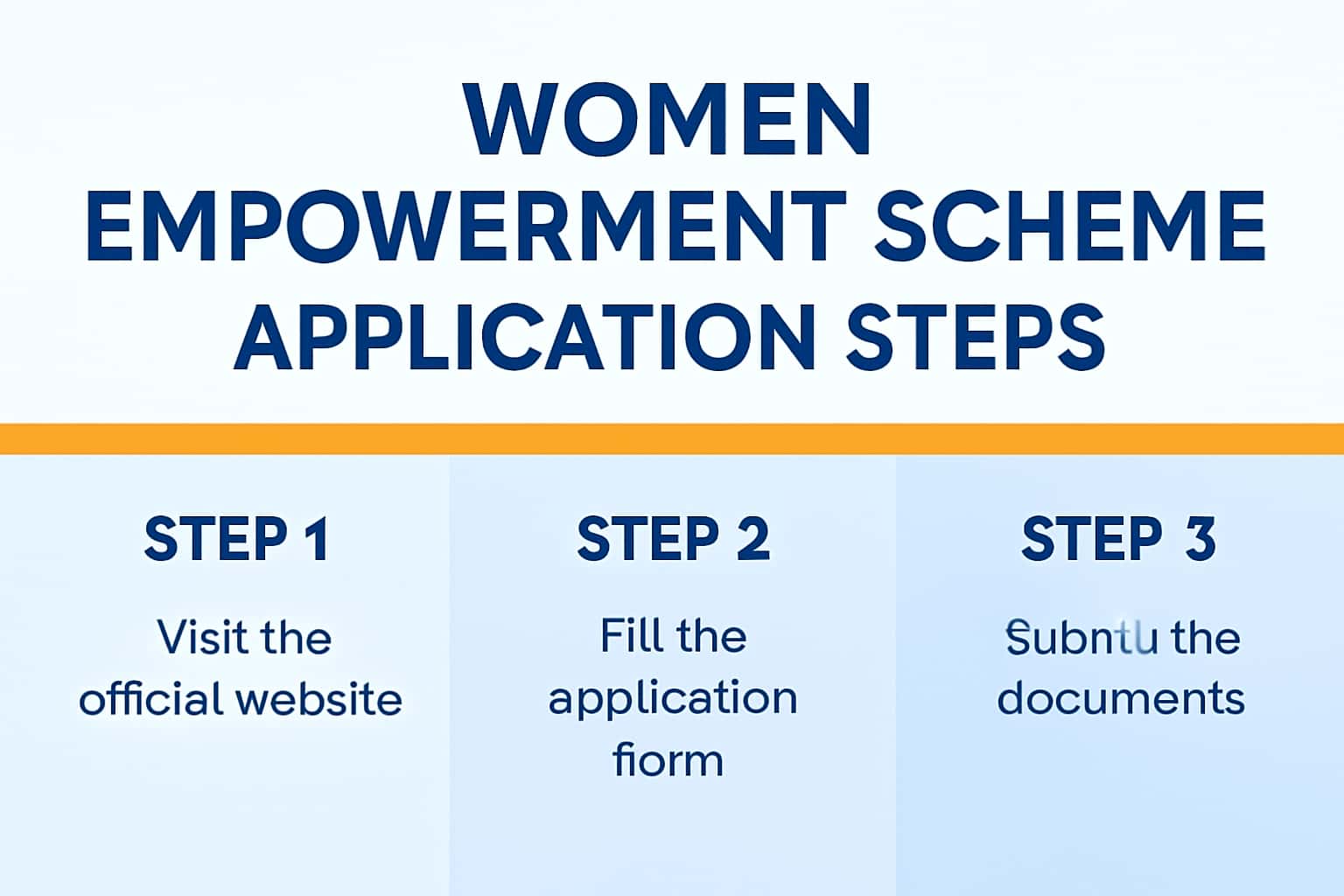 Women Empowerment Scheme Application Steps